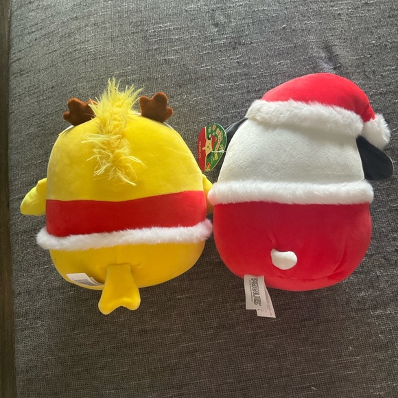 BNWT Christmas Snoopy and Woodstock Squishmallows (8 inches) - Picture 2 of 8